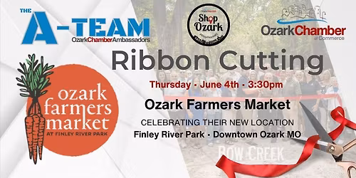 Ribbon Cutting Ozark Farmers Market New Location 
