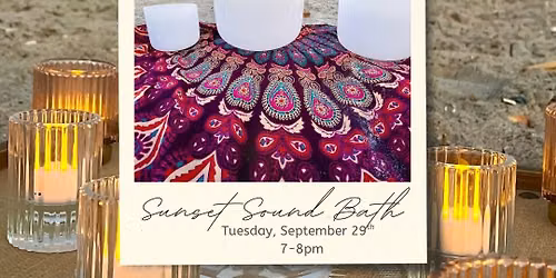 Sunset Sound Bath at Wrightsville Beach 
