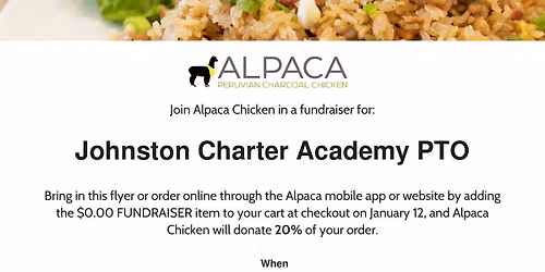 Alpaca Chicken Spirit Night