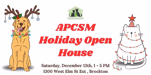 APCSM Holiday Open House & Donation Drive