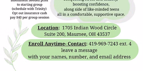 12-14 teen group Rise and Thrive