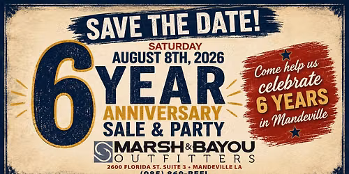 6 Year Anniversary Sale & Party
