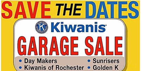 Kiwanis All-club Garage Sale