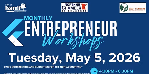 Isanti Entrepreneur Workshops - May Session 