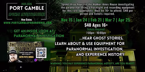 Port Gamble Special Investigation 2025-2026