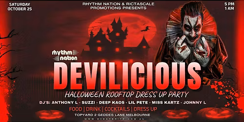 "DEVILICIOUS" HALLOWEEN ROOFTOP DRESS UP PARTY!