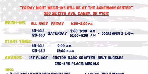 3rd annual Larry Wright Memorial Tournament