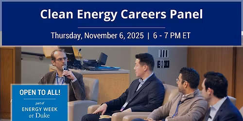 Clean Energy Careers Panel
