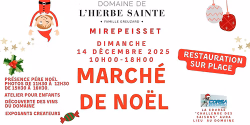 March\u00e9 de no\u00ebl du Domaine de l'Herbe Sainte