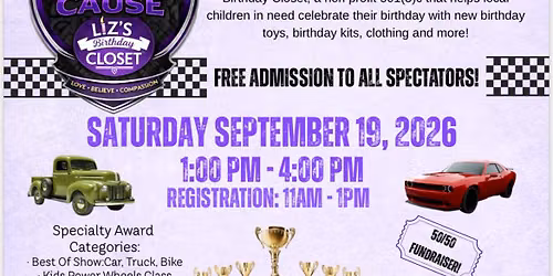 Cruisin\u2019 For A Cause Car Show Fundraiser