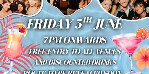 YORK\u2019S OFFICIAL SUMMER SENDOFF BAR CRAWL \ud83c\udf79\ud83c\udf34