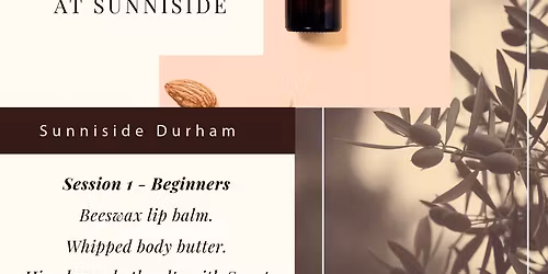 2nd date. Learn to make natural Skin Care and Household Products