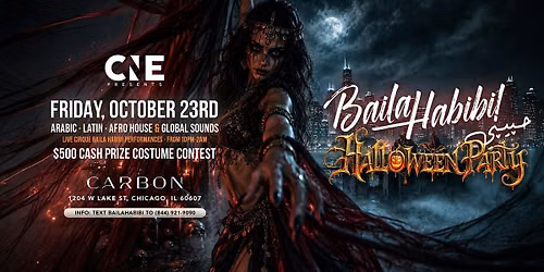 Baila Habibi \u062d\u0628\u064a\u0628\u064a Halloween Party CHICAGO