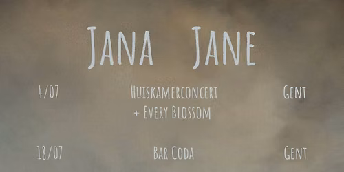 Jana Jane @Caf\u00e9 de Loge