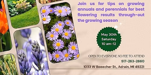 Annuals & Perennials Workshop