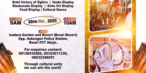 Egbira International Unity Carnival FCT Abuja 2025