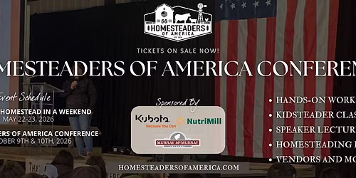 2026 Homesteaders of America Conference