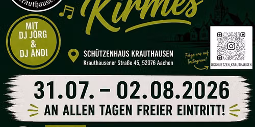 Krauthausener Kirmes — St. Sebastianus Schützenhaus Krauthausen, Aachen Germany
