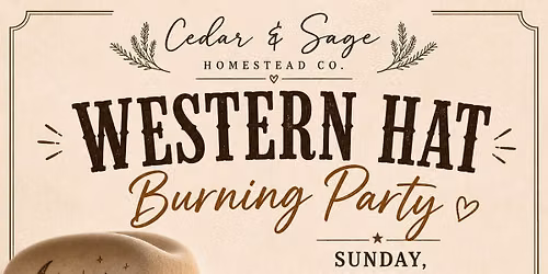 Western Hat Burning Party