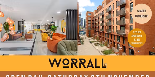 Shared Ownership OPEN DAY at Worrall Street, Salford!