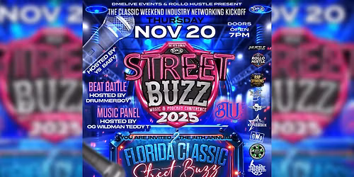14th Annual Street Buzz Showcase & Music Summit - Florida Classic Kickoff