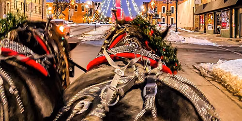 Horse Drawn Wagon Rides - Downtown Angola