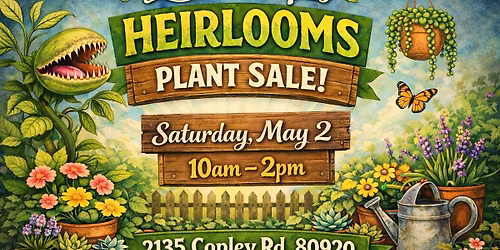 Heirloom Plant Sale