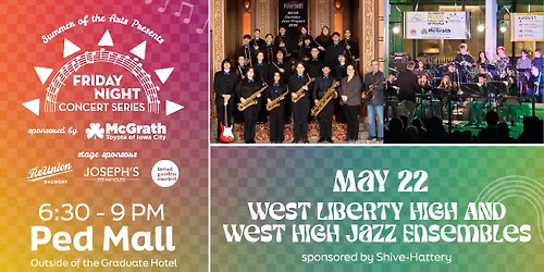 Friday Night Concert Series: West Liberty & West High Jazz