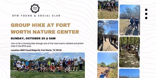 Group Hike at Fort Worth Nature Center | Crosstimbers Trail