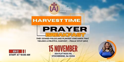 Harvest Time Prayer Breakfast