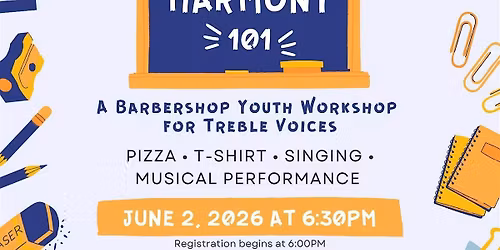 Harmony 101 - a Barbershop Youth Workshop