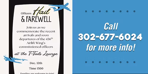 Officers Hail & Farewell