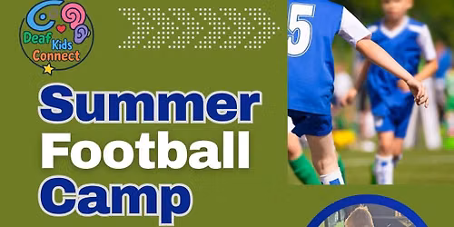Football Workshop for D\/Deaf Kids