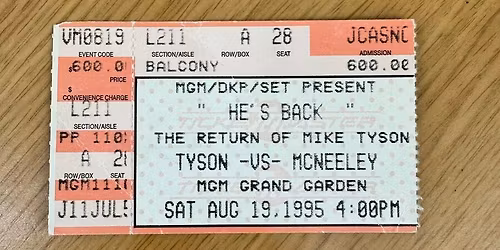 Mike Tyson - Return of the Mike at Hard Rock Live - Rockford