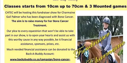 Fundraiser for Charmaine Fun Jumping & mounted Games