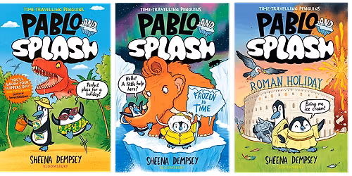 Meet Pablo and Splash, amazing time-travelling penguins!
