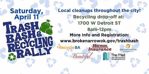 Spring Trash Bash and Recycling Rally