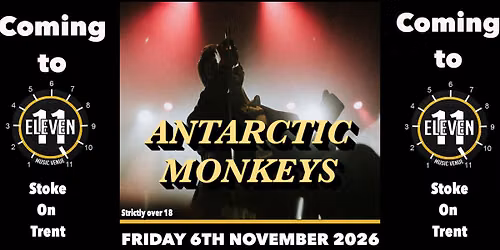 Antarctic Monkeys live at Eleven Stoke