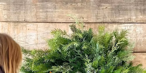 Hand-Tied Wreath Making at the Colorado Flower Collective!