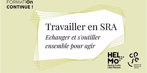 FormatiOn Continue : Travailler en SRA