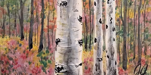 Paint the Aspens: Brushes & Blades Art Class