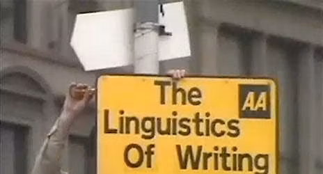 Writing\/Re-writing: The Linguistics of Writing 40 Years On