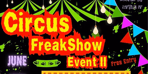 Step right up to the Circus Freakshow at SteelCraft Garden Grove FREE ENTRY