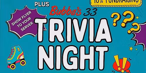 Trivia Night Fundraiser!