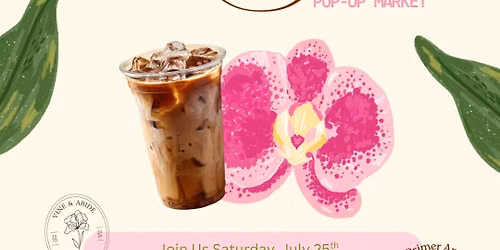 Pop up market! \u201cPetals and Lattes\u201d