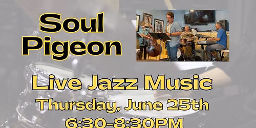 Live Jazz Music with Soul Pigeon @ St. James Coffee