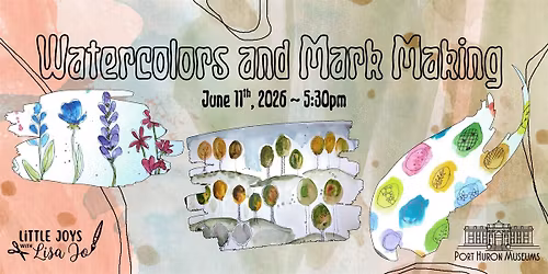 Little Joys with Lisa Jo: Watercolors and Mark Making