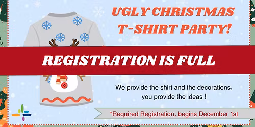 Ugly Christmas T-shirt Party!