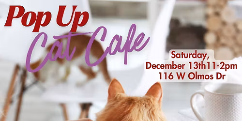 Pop-Up Adoption Cat Cafe
