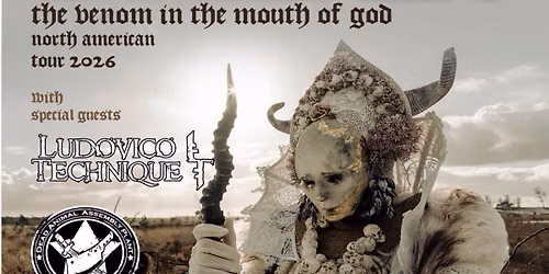 The Venom in the mouth of God Tour 2026 II Combichrist II Venue Shrine II Tulsa